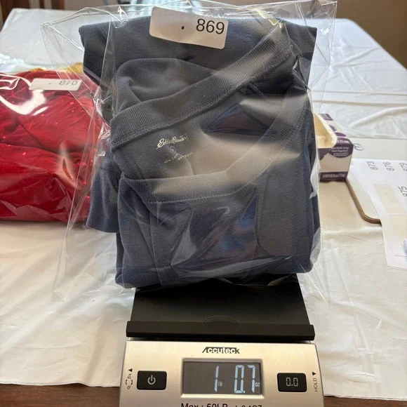 Eddie Bauer Mens XXL Blue Long Sleeve Crewneck Raglan Sweatshirt Pullover - Picture 7 of 7